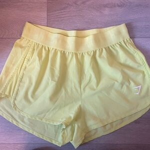 Neon Gymshark shorts, size medium